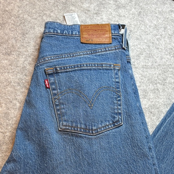 Levi’s women’s premium 501 original fit, indigo blue size 27 - Picture 4 of 11